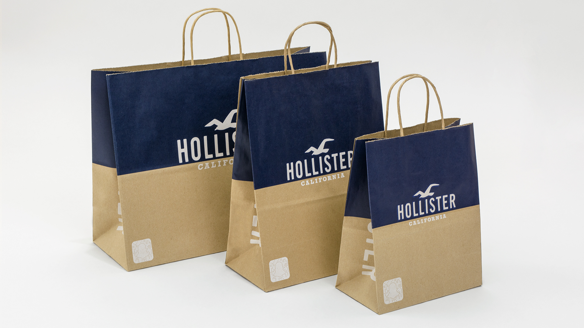 hollister shopping bags