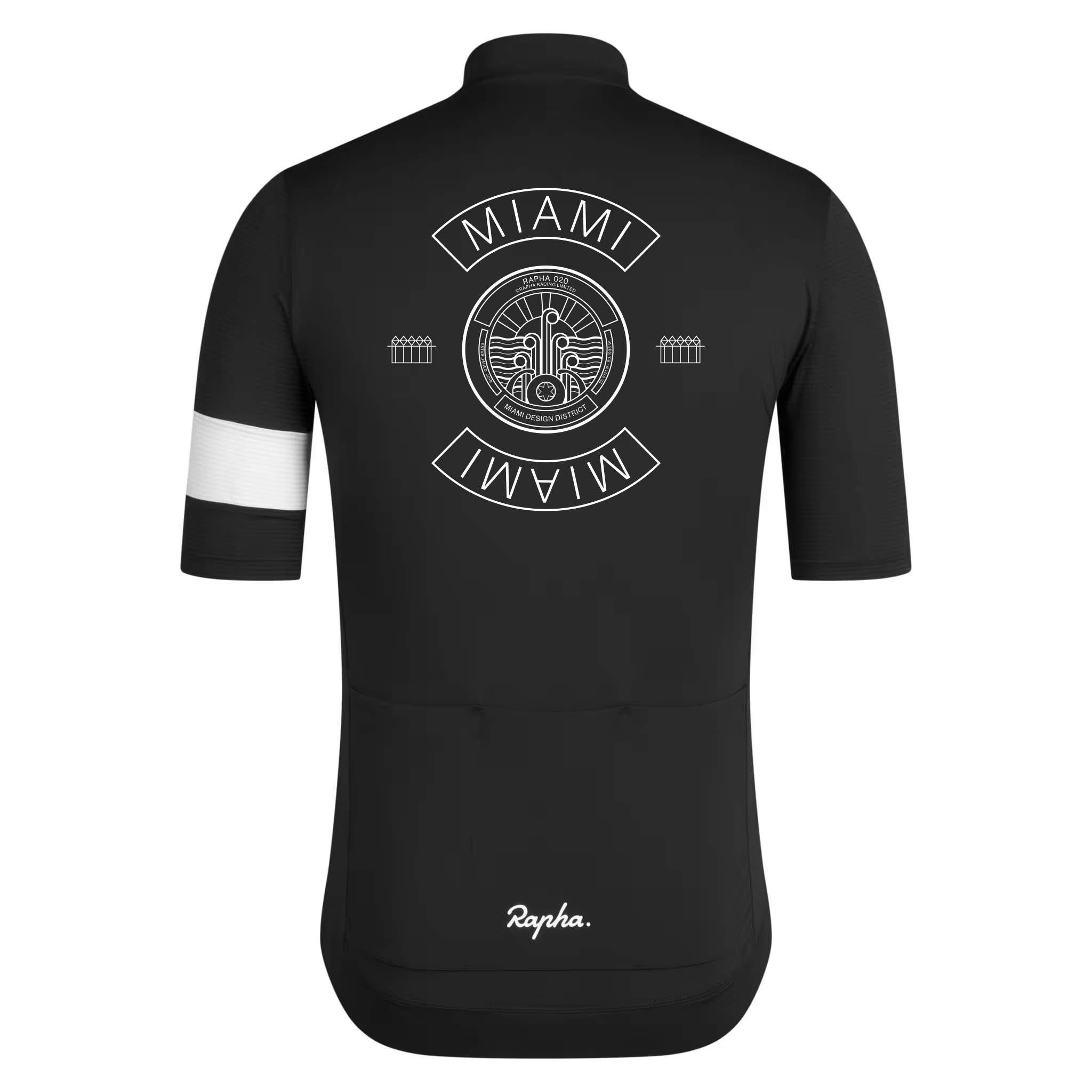 Rapha-Black-Jersey-Miami-Back